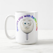 硬遊球ゴルファー コーヒーマグカップ (左)