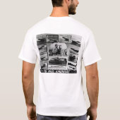 硬鱗魚類ガーパイク属の木製のヴィンテージの高速モーターボートの競争の失敗アメリカ大陸 Tシャツ (裏面)