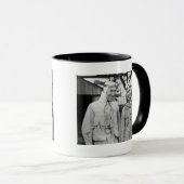 硬鱗魚類ガーパイク属木およびOrlinジョンソン- "サインされるヴィンテージ" マグカップ (正面右)