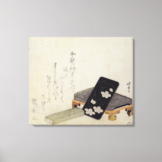 硯 キャンバスプリント (正面)