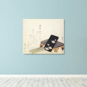 硯 キャンバスプリント (インサイチュ (ウッドフロア))