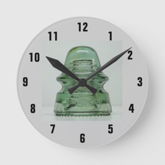 碍子時計 ラウンド壁時計 (正面)