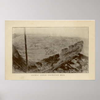 碑石 – オハイオ州ケリーズ島 ポスター