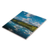 碧玉のBeauvert湖の全景 タイル (側面)