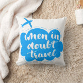 確かでない時は旅行雲 クッション (ブランケット)