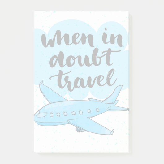 確かでない時は旅行 ポストイット (正面)