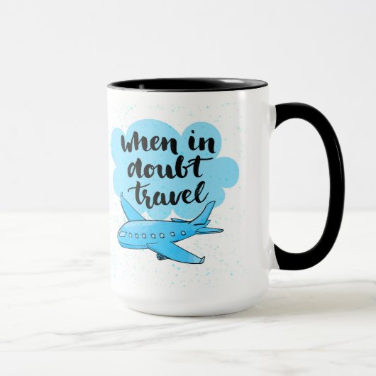 確かでない時は旅行 マグカップ (右)