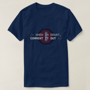 確かでない時は、それはTシャツコメントします Tシャツ