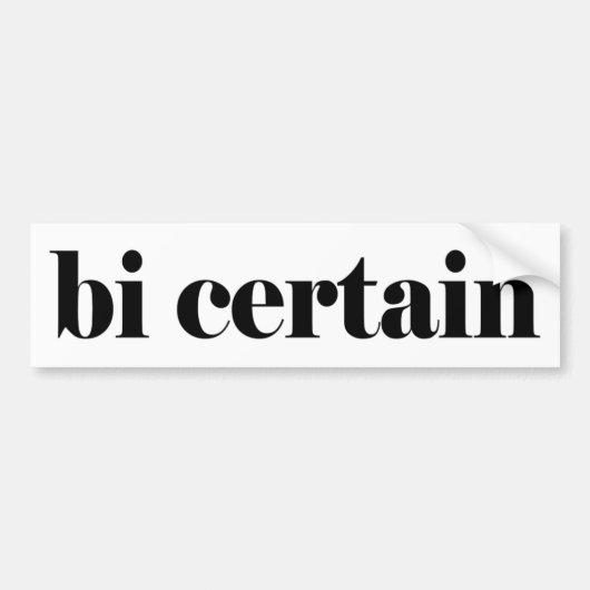 確かなBi バンパーステッカー (正面)