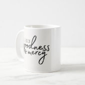 確かに善と慈悲 コーヒーマグカップ (正面左)