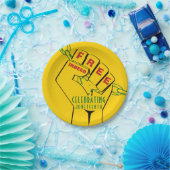 確かに自由な十二分の一 ペーパープレート (パーティー)