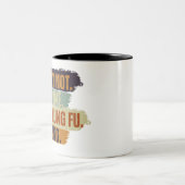 確かに誰もがカンフーファイティングヴィンテージ ツートーンマグカップ (中央)