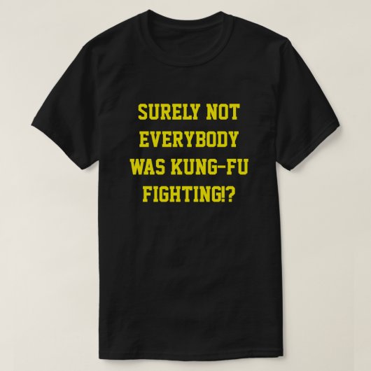 確かに誰もがカンフー戦っていたわけじゃない! Tシャツ (デザイン正面)