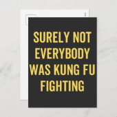 確かに誰もがカンフー戦っていたわけではない シーズンポストカード (正面/裏面)