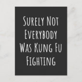 確かに誰もがカンフー戦っていたわけではない シーズンポストカード (正面)