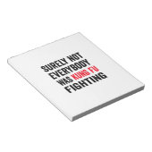 確かに誰もがカンフー戦っていたわけではない ノートパッド (アングル)