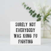 確かに誰もがカンフー戦っていたわけではない ポストカード (スタンド正面)