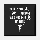 確かに誰もがカンフー戦っていたわけではない マグネット (正面)