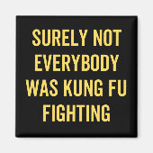 確かに誰もがカンフー戦っていたわけではない マグネット (正面)