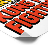 確かに誰もがカンフー戦の空手Mだった ポスター (角)