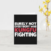 確かに誰もがKungfu戦いのSarではなかったおもしろい カード (黄色い花)