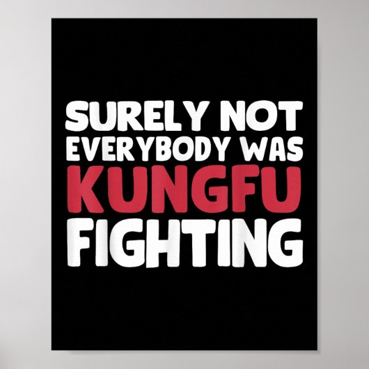 確かに誰もがKungfu戦いのSarではなかったおもしろい ポスター (正面)