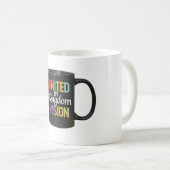 確かに、ここに文字"Uとコーヒーマグデザイン コーヒーマグカップ (正面右)