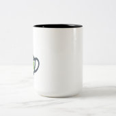 確かに!ここに茶の詳細な説明がある ツートーンマグカップ (中央)