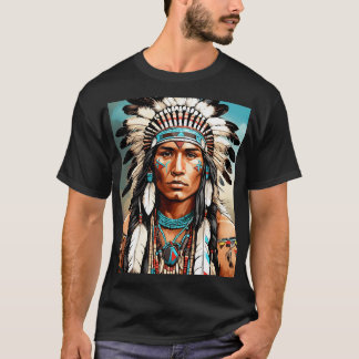 確かに！以下はアメリカ先住民の説明 Tシャツ
