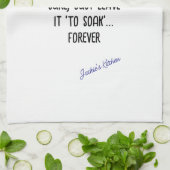 確か離れに浸す…永遠おもしろい キッチンタオル (折り畳み)