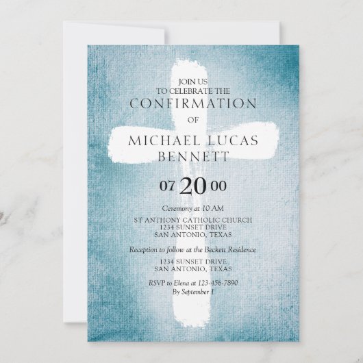 確モダン認 招待状 (正面)