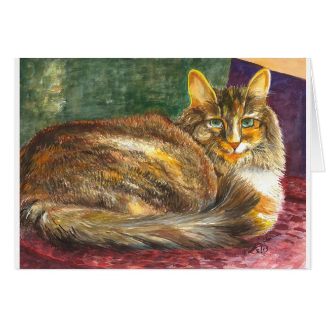 確信した猫 (正面横)