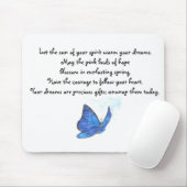 確信した蝶マウスパッド マウスパッド (マウス)