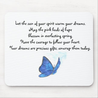 確信した蝶マウスパッド マウスパッド