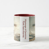 確信の巡礼 – 信仰と永遠の共生 マグカップ (中央)