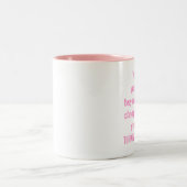 確信を越えて強力 ツートーンマグカップ (中央)