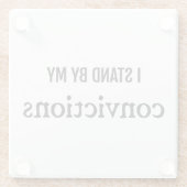 確信ガラスのコースター ガラスコースター (裏面)