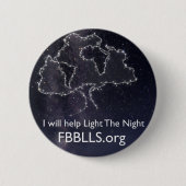 確信ライトを越える基礎夜空 缶バッジ (正面)