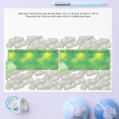 確定申告シーズン 会計 カスタム キャンディ バー ラッパー チラシ (シングル)