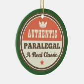 確実なパラリーガル実質のクラシック セラミックオーナメント (右)