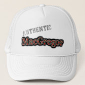 確実な一族のMacGregorのスコットランドのタータンチェックの名前 キャップ (正面)