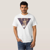 確実な赤いドラゴンの三角形Trendium Tシャツ (正面フル)