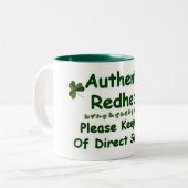 確実な赤毛 ツートーンマグカップ (正面左)