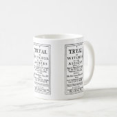 確実な魔法使いの試験ポスター コーヒーマグカップ (正面右)