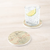 確実な1690人の海賊地図(装飾と) コースター (側面)