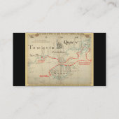 確実な1690人の海賊地図(装飾と) 名刺 (裏面)
