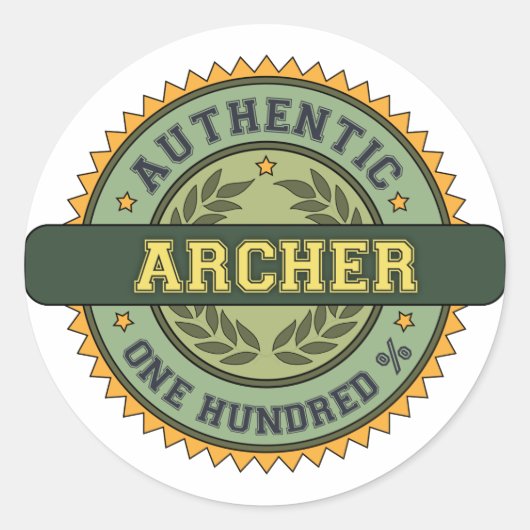 確実なArcher ラウンドシール (正面)