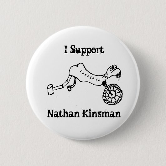 確実なNathanの血縁者ボタン 缶バッジ (正面)