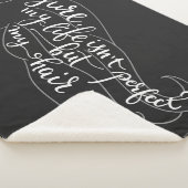 確実私の生命は完全ではないですが、私の毛はそうです シェルパブランケット (3/4)