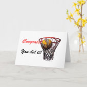 確実! お祝い! カード (黄色い花)